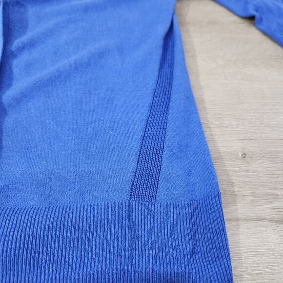 Banana Republic Blue Cotton/Viscose Cardigan Sweater Womens Size M - Picture 10 of 13